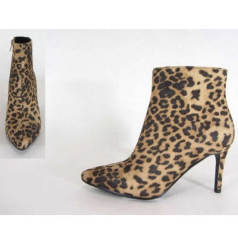 🐆NEW! Leopard/Cheetah Pointed Toe Ankle Boots 🐆
